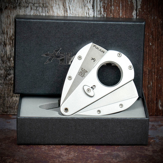 Xikar Xi1 Double Blade Cigar Cutter (Silver) - Anchor & Ash Cigar Co.