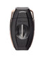 Xikar Flip Dual Cutter in black, a sleek cigar cutter with dual blades, designed for precise cigar cutting by Anchor & Ash Cigar Co.