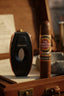 Black Xikar Flip Dual Cutter from Anchor & Ash Cigar Co. with ergonomic design for precise cigar cutting.